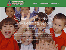 Tablet Screenshot of dearbornearlylearning.com